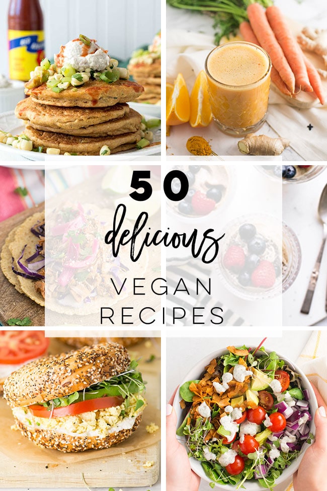 50 Vegan Recipes E-book