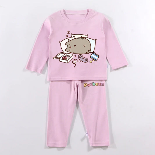 Pusheen Pajamas Winter Kids Set