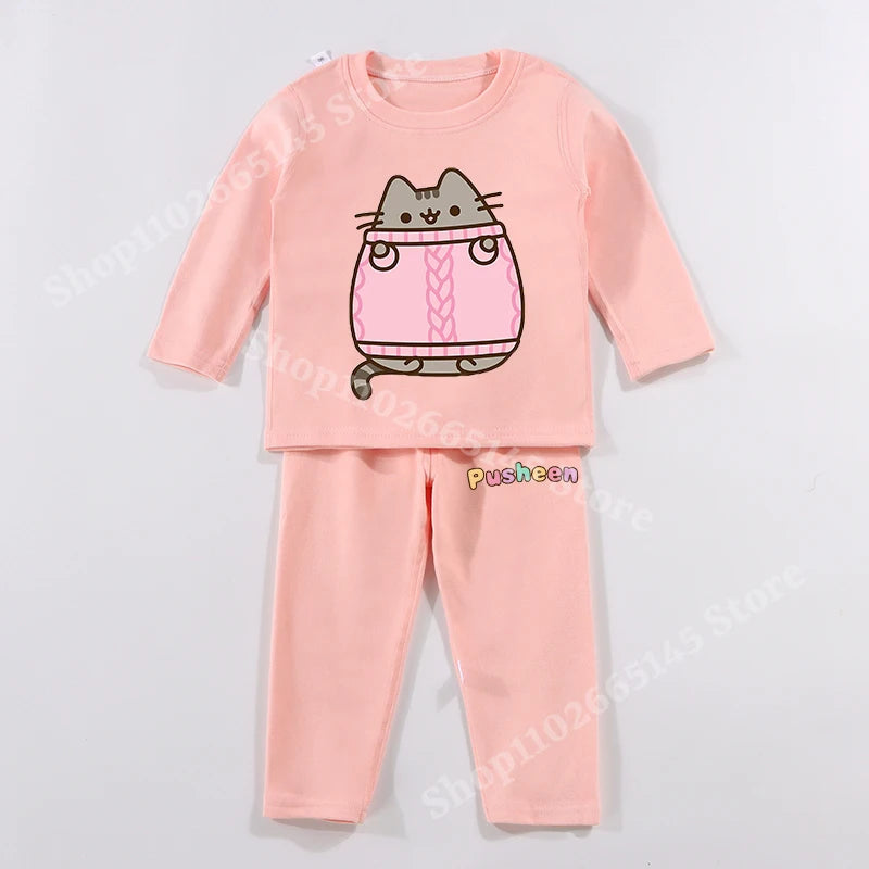 Pusheen Pajamas Winter Kids Set