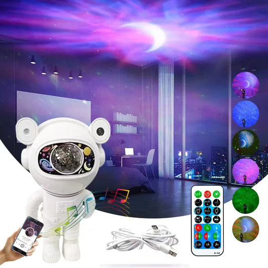 Galaxy Astronaut Projector Bluetooth Speaker