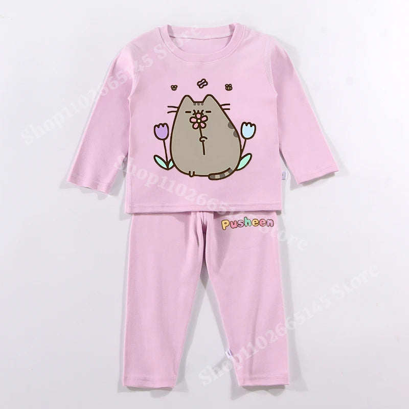 Pusheen Pajamas Winter Kids Set