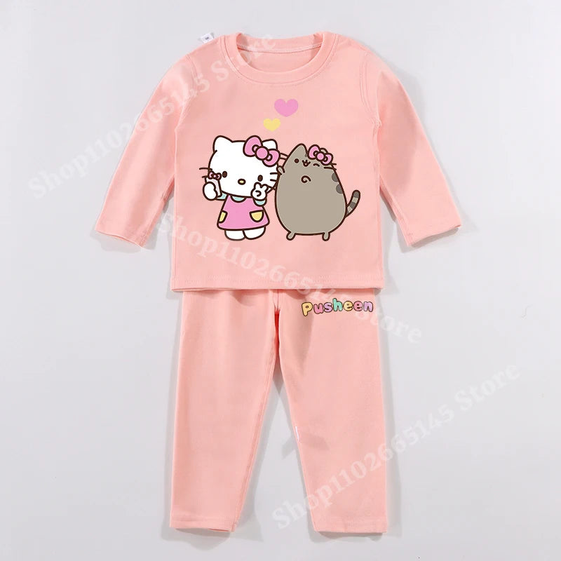Pusheen Pajamas Winter Kids Set