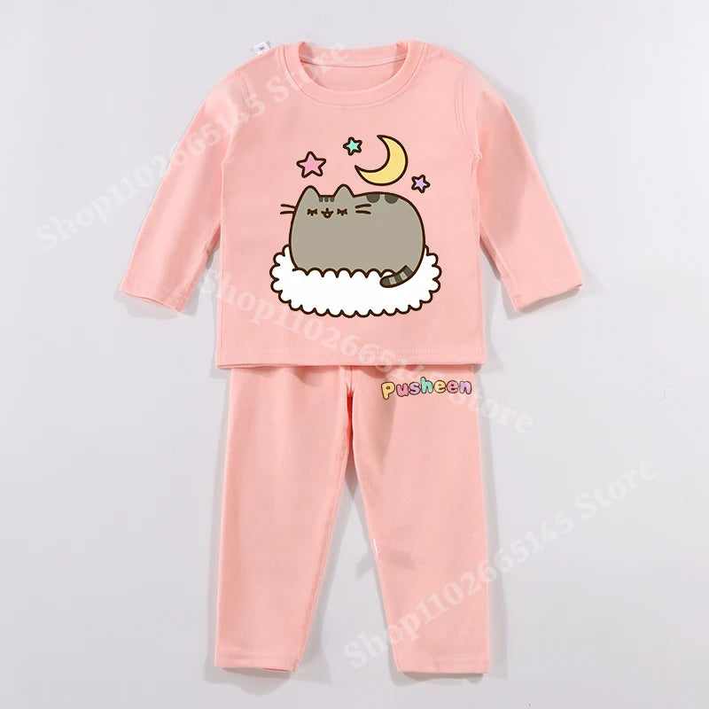 Pusheen Pajamas Winter Kids Set