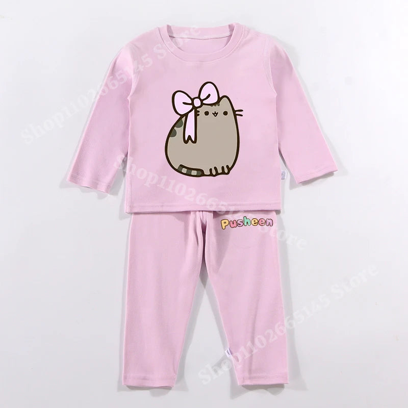 Pusheen Pajamas Winter Kids Set