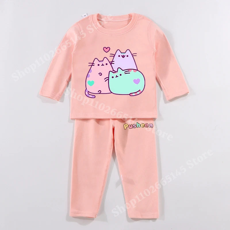 Pusheen Pajamas Winter Kids Set
