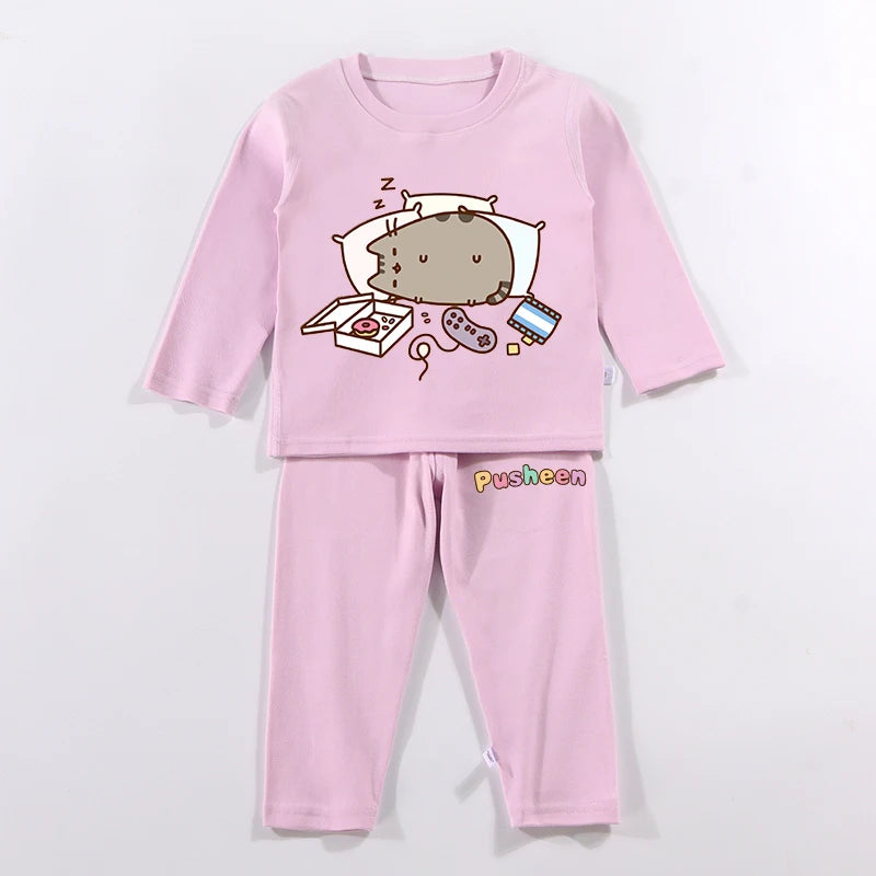 Pusheen Pajamas Winter Kids Set