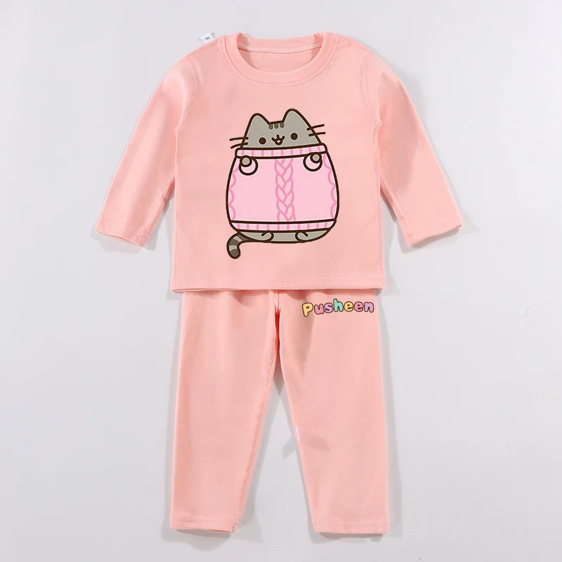 Pusheen Pajamas Winter Kids Set
