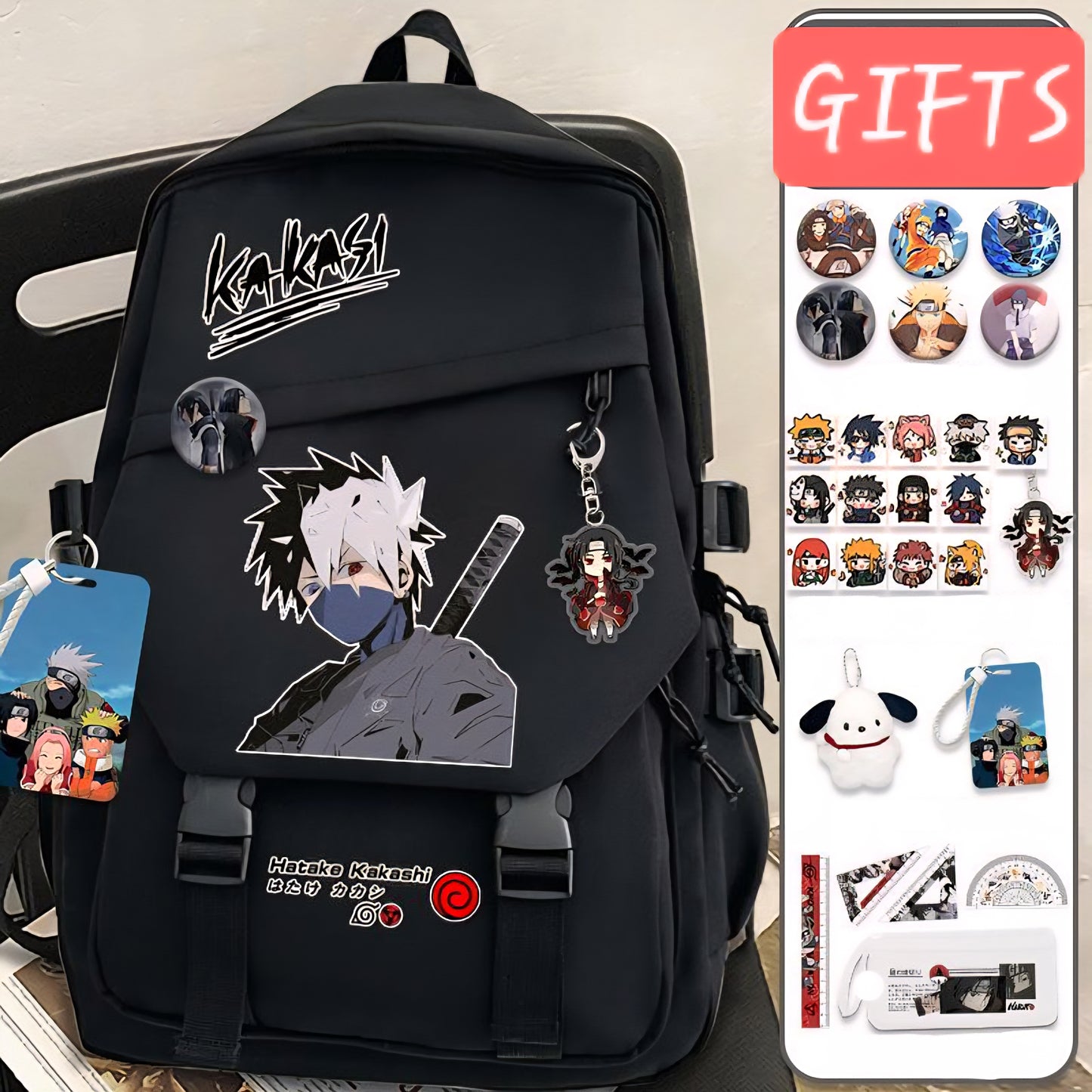 Anime School Backpack + Gifts