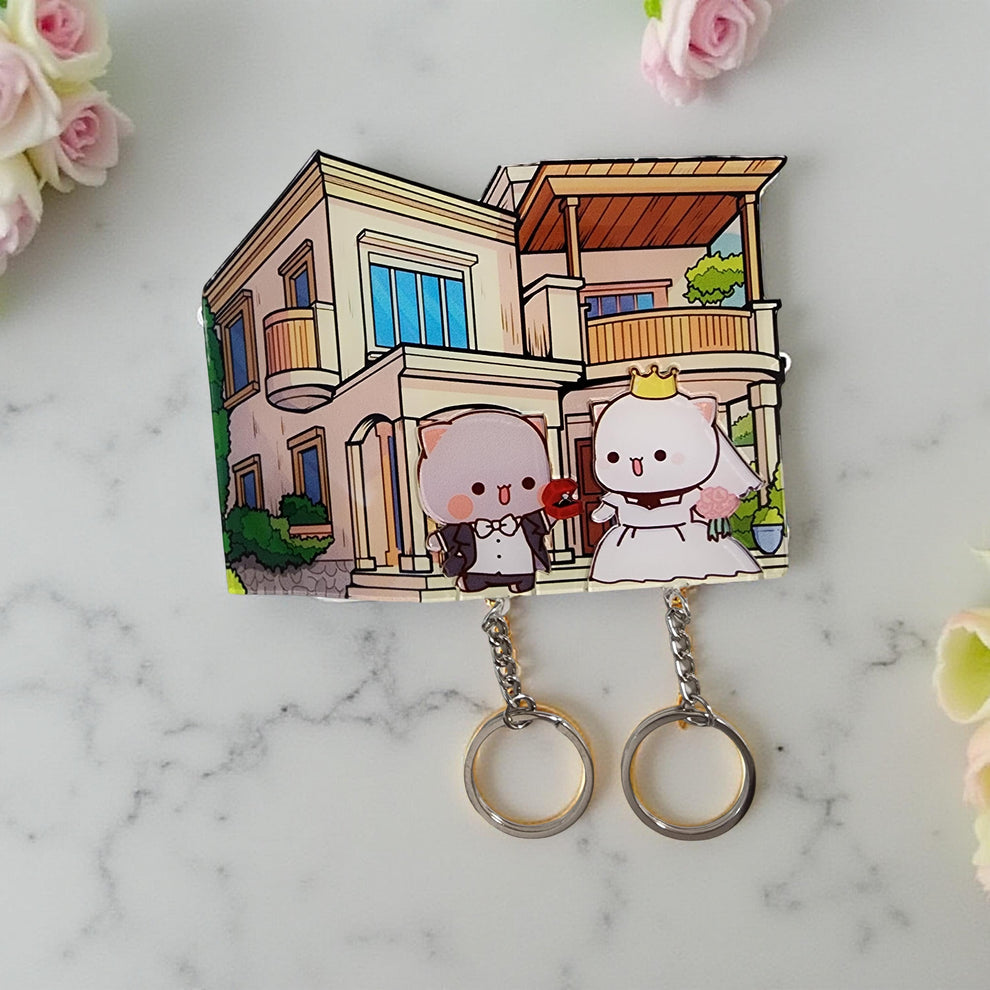 PeachGoma Wall KeyHolder with Magnetic Field