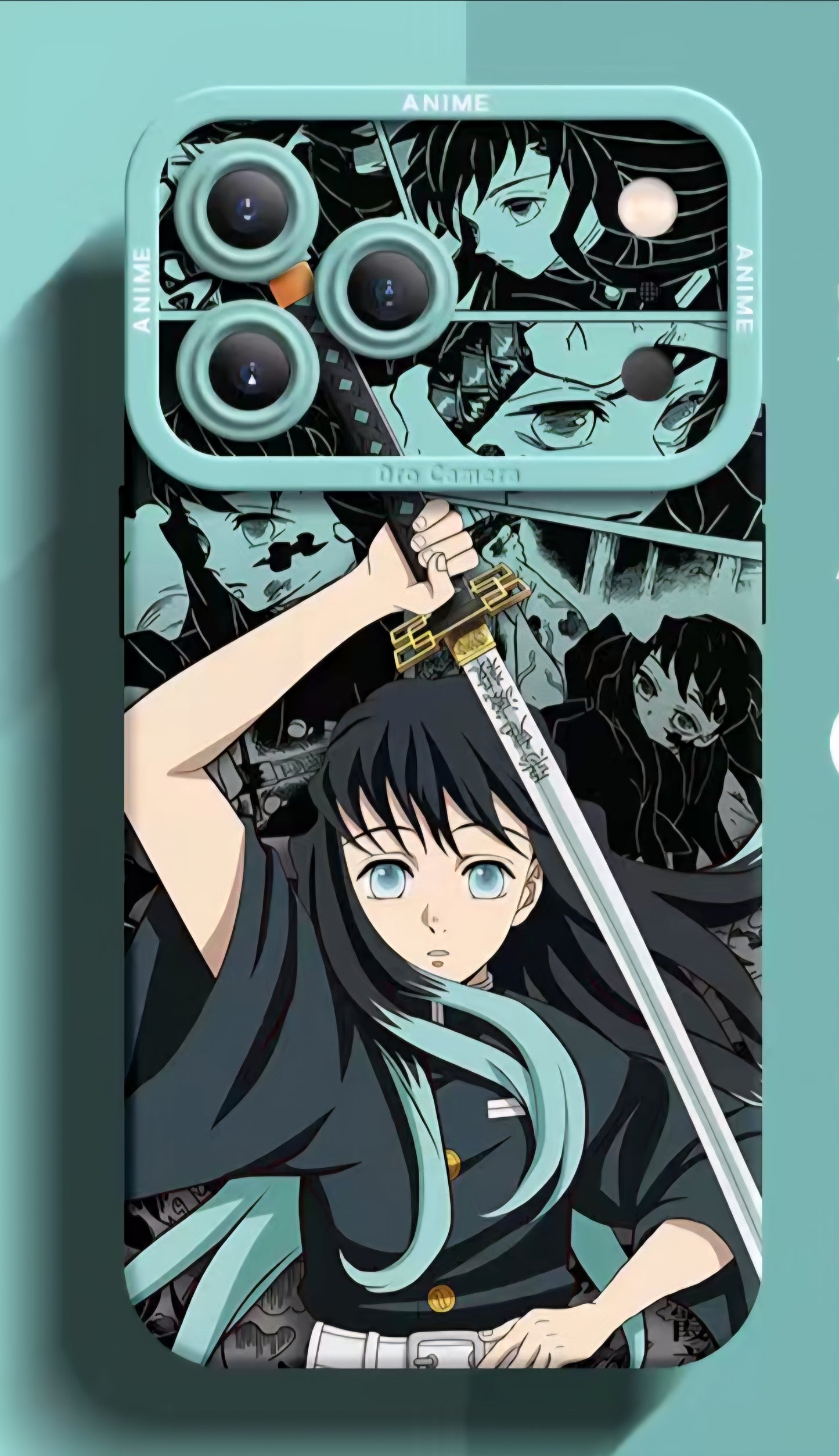 Anime Inspired Demon Warrior Phone Cover