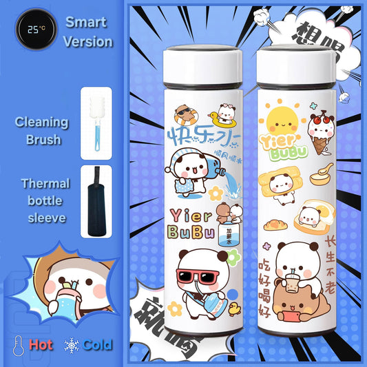 Smart Thermos Bottle + Free Brush & Sleeve-